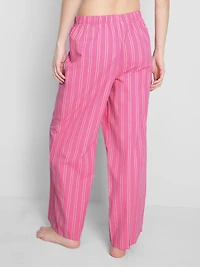 Cotton Stripe Pajama Bottoms