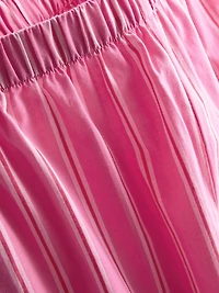 Cotton Stripe Pajama Bottoms