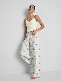 Cotton Printed Pajama Bottoms