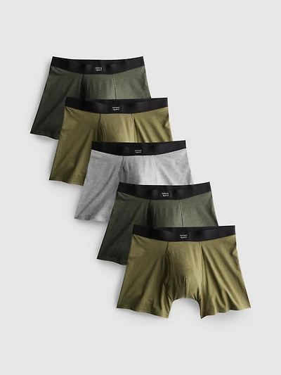5pk Marl Trunks