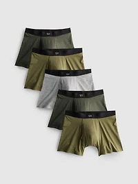 5pk Marl Trunks