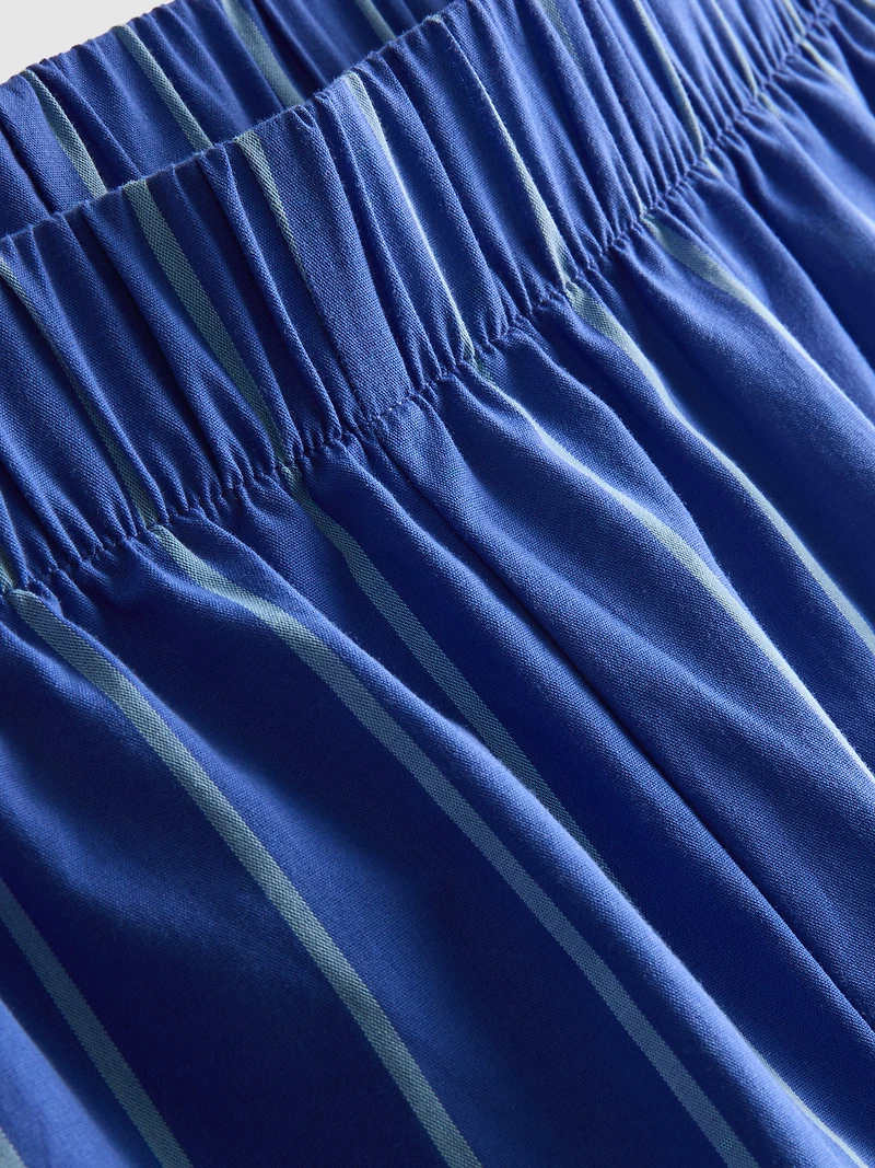 Cotton Woven Pajama Shorts