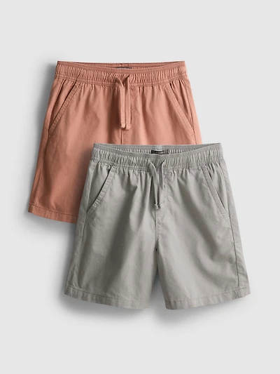7-15yrs | 2pk Drawstring Shorts