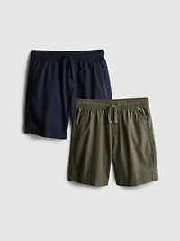 7-15yrs | 2pk Drawstring Shorts