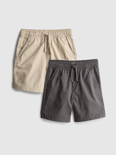 7-15yrs | 2pk Drawstring Shorts