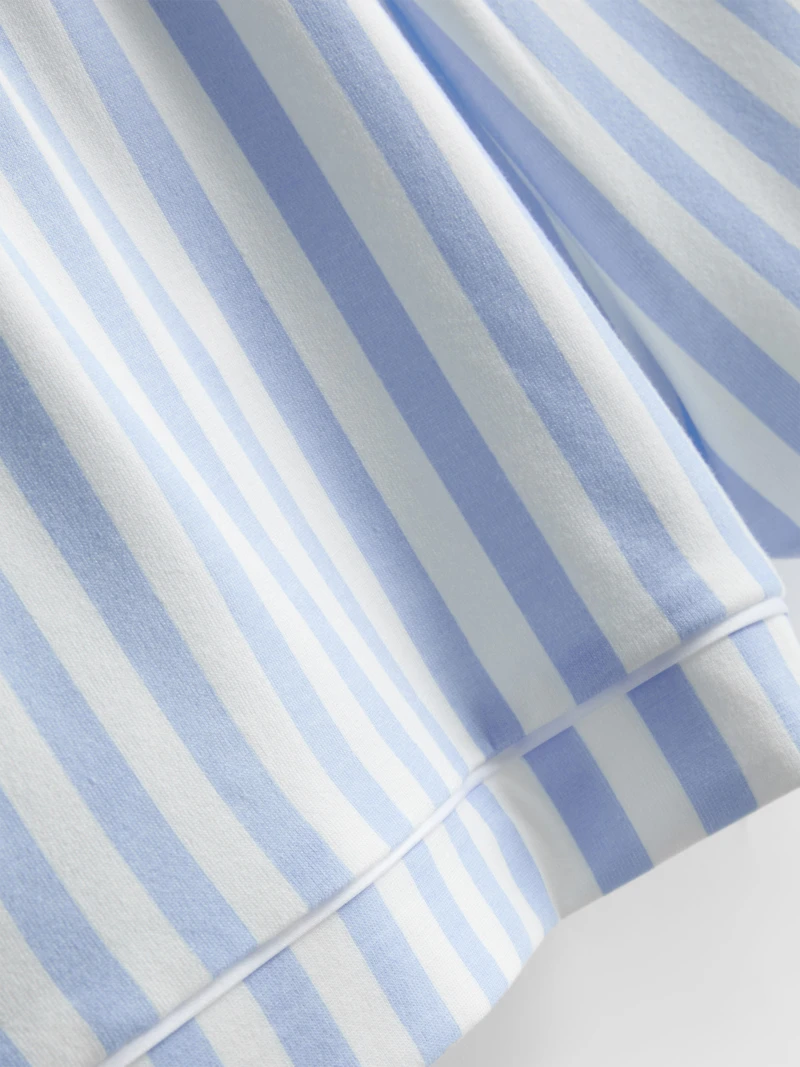 Printed Shorty Boyfriend Pajamas