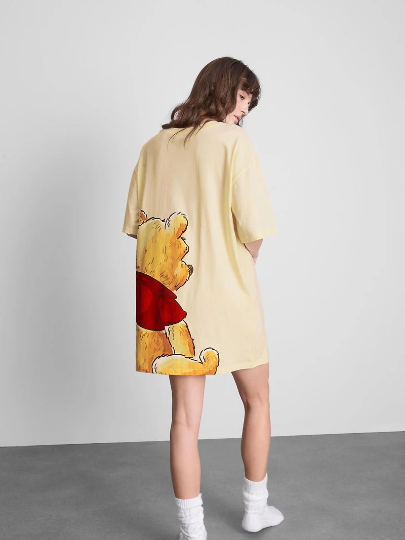 Women's Light Yellow Disney’s Winnie the Pooh Sleep Tee