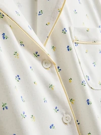 Printed Short Boyfriend Pajamas