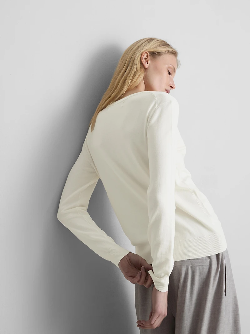 Essential Crewneck Cardigan