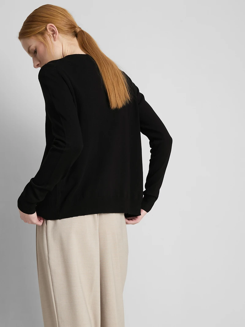 Essential Crewneck Cardigan