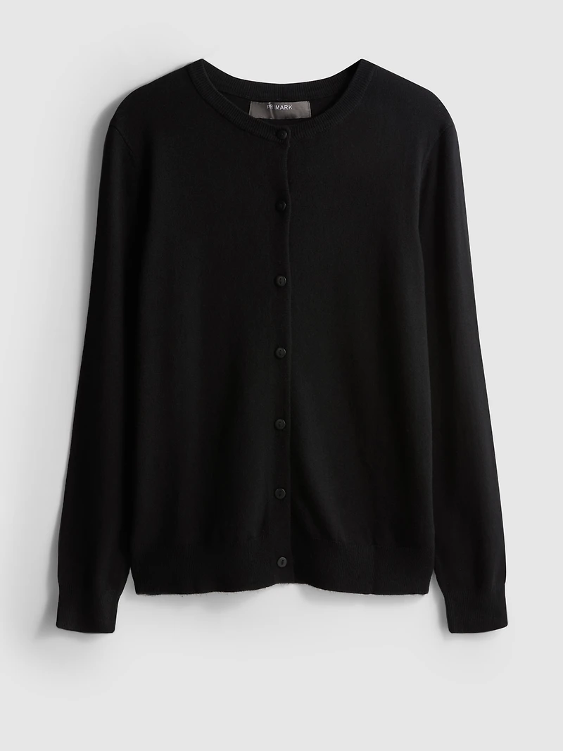 Essential Crewneck Cardigan