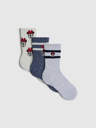 Disney’s Minnie Mouse Cotton Blend Crew Socks