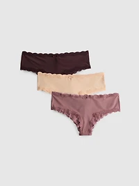 3pk Microfiber Neutral Hipster Briefs