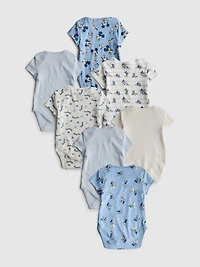 0-36mths | 7pk Disney’s Mickey Mouse Short-Sleeve Bodysuits