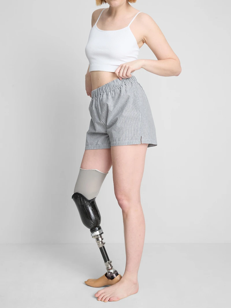 Woven Cotton Pajama Shorts