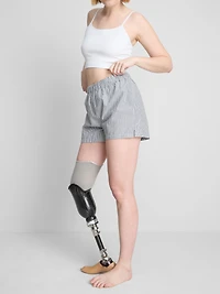 Woven Cotton Pajama Shorts