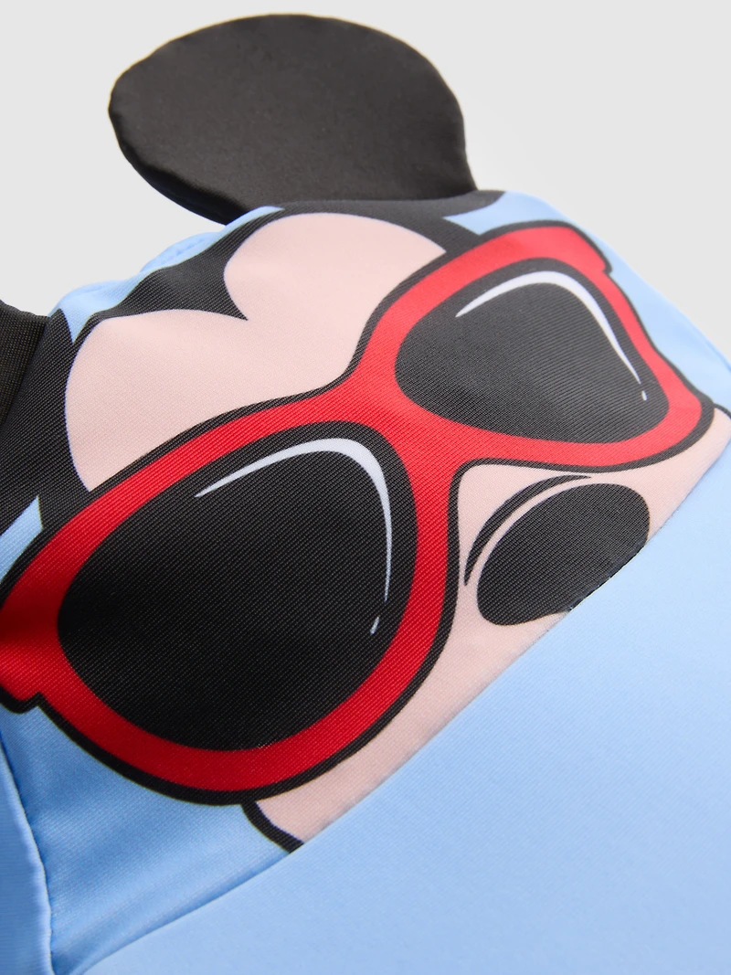 3-36mths | Disney’s Mickey Mouse Swimsuit and Sun Hat Set