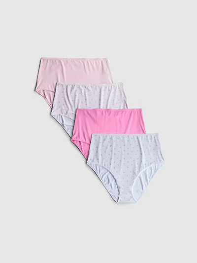 4pk Microfiber Full Briefs
