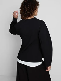 Long Sleeve Cinched Waist Tee