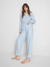 Twill Boyfriend Pajamas