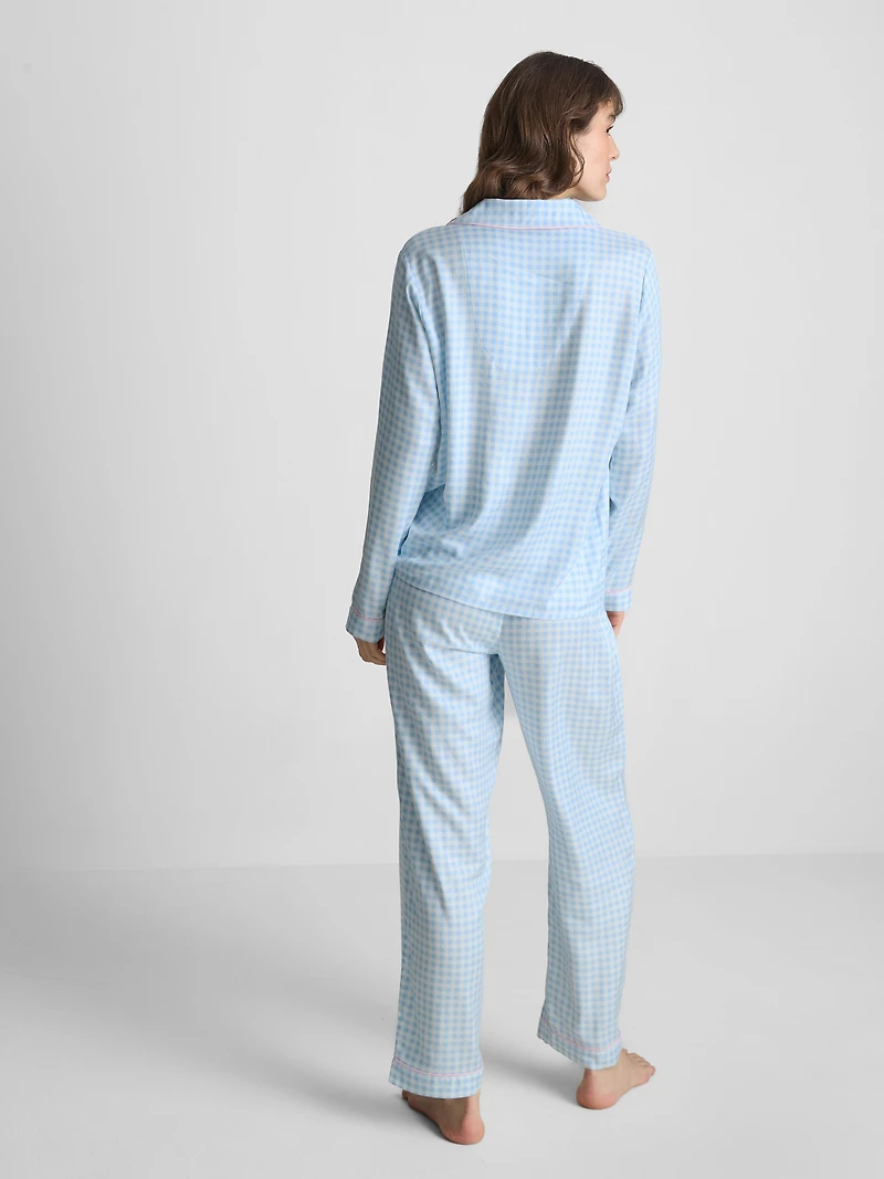 Twill Boyfriend Pajamas
