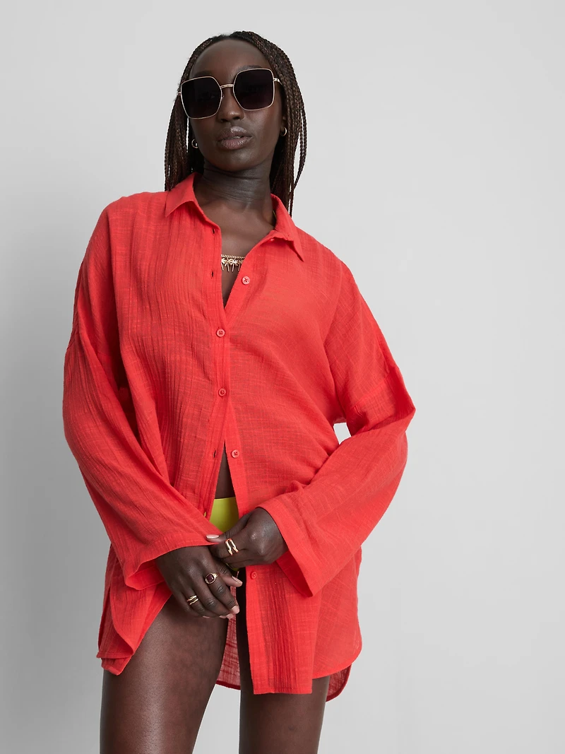 Button-Down Beach Shirt