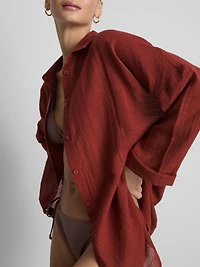 Button-Down Beach Shirt