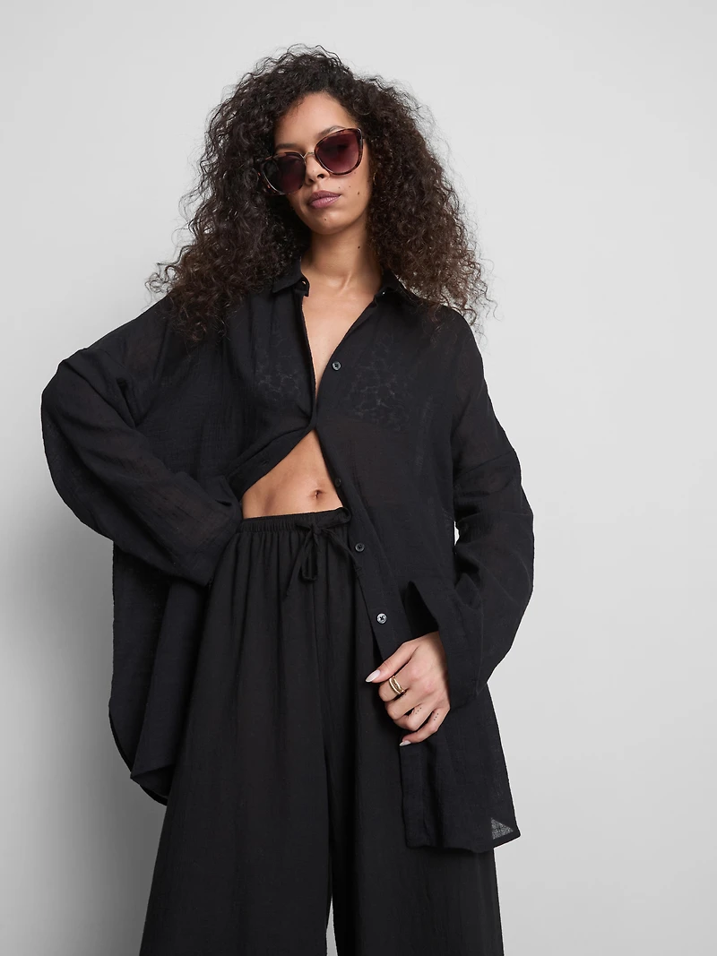 Button-Down Beach Shirt