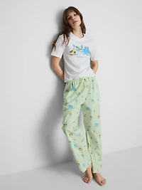 Disney Pixar’s A Bug’s Life Striped Cotton Graphic Pajama Bottoms