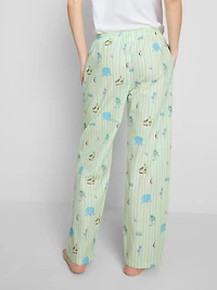 Disney Pixar’s A Bug’s Life Striped Cotton Graphic Pajama Bottoms