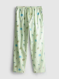 Disney Pixar’s A Bug’s Life Striped Cotton Graphic Pajama Bottoms