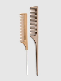 2pk Pin Tail Hair Combs