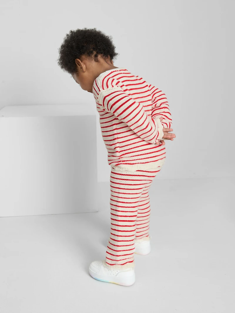 0-36mths | Crochet Sweater and Leggings Set