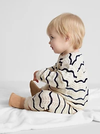 0-36mths | Crochet Sweater and Leggings Set