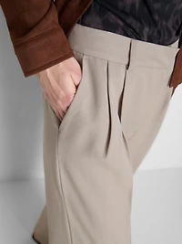 Pleated Wide Leg Pants