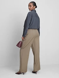 Pleated Wide Leg Pants
