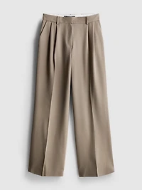 Pleated Wide Leg Pants