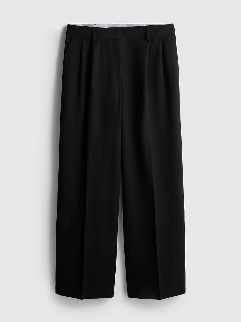 Pleated Wide Leg Pants