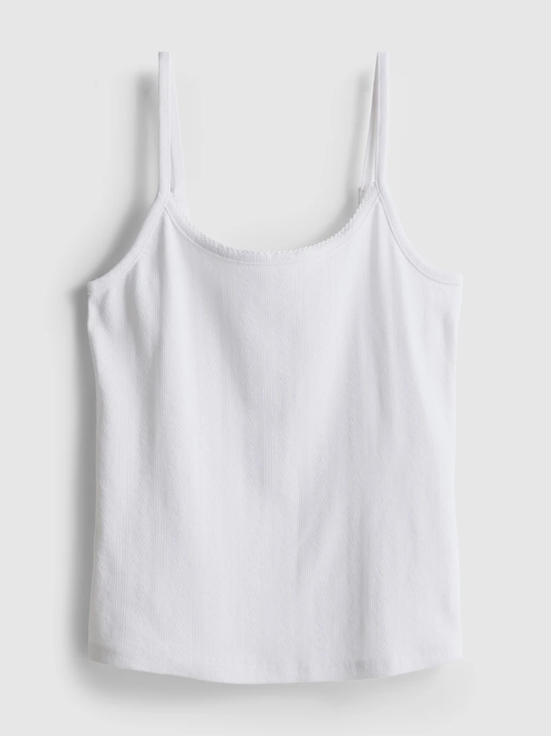 Cotton Rich Pointelle Cami Lounge Top