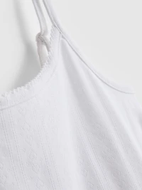 Cotton Rich Pointelle Cami Lounge Top