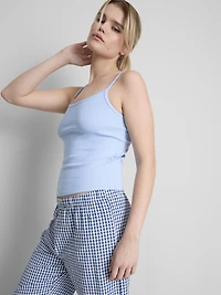 Cotton Rich Pointelle Cami Lounge Top