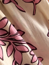 Printed Wide-Leg Beach Pants