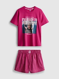 Bridesmaids Cotton Graphic Shorty Pajamas