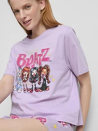 Bratz Cotton Graphic Shorty Pajamas