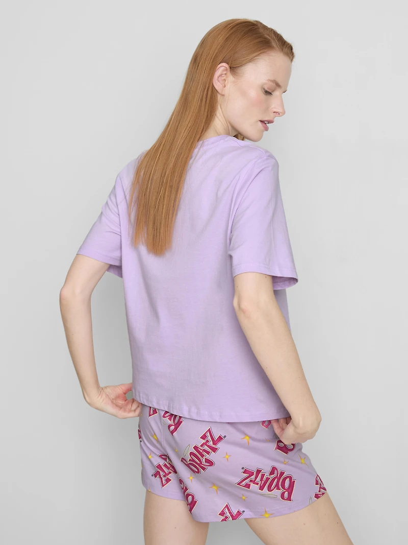 Bratz Cotton Graphic Shorty Pajamas