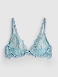 A-E Underwired Sheer Butterfly Bra
