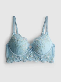 A-E Butterfly Longline Push Up Bra