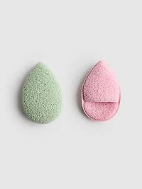 2pk Dual-Ended Cleansing Sponges