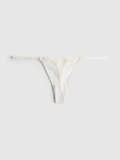 Bridal Sequin Embroidered Thong