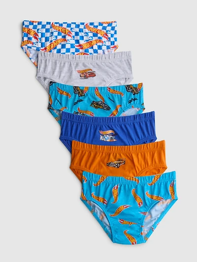 1.5-8yrs | 6pk Hot Wheels Briefs